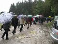 OSFS-WF Start vom Parkplatz bei Regen